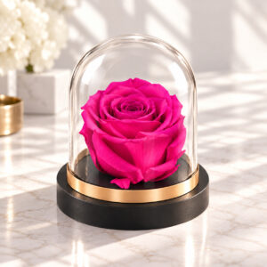GLAM ROSE DOME HOT PINK